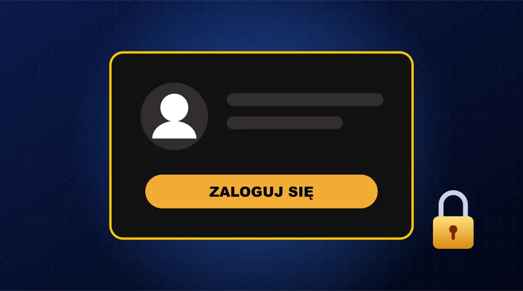 Panel z przyciskiem Zaloguj się – gold bet casino logowanie